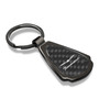 Ford Thunderbird Real Black Carbon Fiber Gunmetal Black Metal Teardrop Key Chain