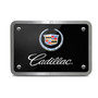 Cadillac Logo UV Graphic Black Billet Aluminum 2 inch Tow Hitch Cover