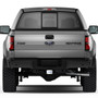 Ford F-150 Raptor 2017 up in Blue UV Graphic Brushed Silver Billet Aluminum 2 inch Tow Hitch Cover