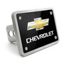 Chevrolet Logo UV Graphic Black Billet Aluminum 2 inch Tow Hitch Cover