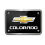 Chevrolet Colorado UV Graphic Black Billet Aluminum 2 inch Tow Hitch Cover