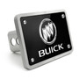 Buick Chrome Logo UV Graphic Black Billet Aluminum 2 inch Tow Hitch Cover