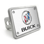 Buick Logo UV Graphic Brushed Silver Billet Aluminum 2 inch Tow Hitch Cover
