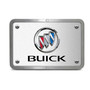 Buick Logo UV Graphic Brushed Silver Billet Aluminum 2 inch Tow Hitch Cover