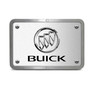 Buick Chrome Logo UV Graphic Brushed Silver Billet Aluminum 2 inch Tow Hitch Cover