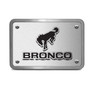 Ford Bronco 3D Logo Brushed thick Billet Aluminum 2 inch Tow Hitch Cover