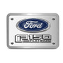 Ford F-150 Platinum 3D Logo Brushed Thick Billet Aluminum 2 inch Tow Hitch Cover