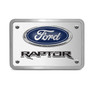 Ford Raptor 3D Logo Brushed thick Billet Aluminum 2 inch Tow Hitch Cover