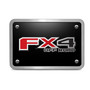 Ford FX4 Off-Road 3D Black Thick Solid Billet Aluminum 2 inch Tow Hitch Cover