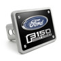 Ford F-150 Lariat 3D Black Thick Solid Billet Aluminum 2 inch Tow Hitch Cover