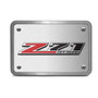 Chevrolet Z71 Off Road 3D Logo Brush Billet Aluminum 2 inch Tow Hitch Cover