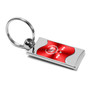 Cadillac STS Red Spun Brushed Metal Key Chain