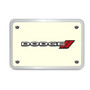 Dodge 3D Logo Glow in the Dark Luminescent Billet Aluminum 2 inch Tow Hitch Cover