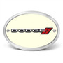 Dodge 3D Logo Glow in the Dark Luminescent Oval Billet Aluminum 2 inch Tow Hitch Cover