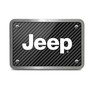 Jeep UV Graphic Carbon Fiber Look Thick Solid Billet Aluminum 2 inch Tow Hitch Cover