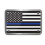American Flag Thin Blue Line (Police-Officers) Billet Aluminum Hitch Cover