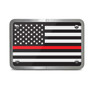American Flag Thin Red Line (Firefighters) Billet Aluminum Hitch Cover