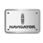 Lincoln Navigator 3D Logo Brushed thick Billet Aluminum 2 inch Tow Hitch Cover
