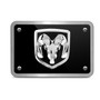 RAM 3D Logo Black Billet Aluminum 2 inch Tow Hitch Cover