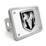 RAM 3D Metal Logo Brushed Billet Aluminum 2 inch Tow Hitch Cover