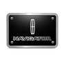 Lincoln Navigator 3D Black Thick Solid Billet Aluminum 2 inch Tow Hitch Cover