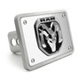 RAM 2019 up 3D Logo on Brushed thick Billet Aluminum 2 inch Tow Hitch Cover