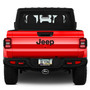 Jeep 3D Logo on Black Oval Billet Aluminum 2 inch Tow Hitch Cover
