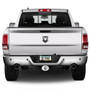 RAM 3D Logo on Brushed Oval Billet Aluminum 2 inch Tow Hitch Cover