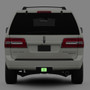 Lincoln 3D Logo Night Glow Luminescent Billet Aluminum 2 inch Tow Hitch Cover