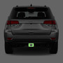 Jeep Grill 3D Logo Glow in the Dark Luminescent Billet Aluminum 2 inch Tow Hitch Cover