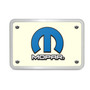 Mopar 3D Logo Glow in the Dark Luminescent Billet Aluminum 2 inch Tow Hitch Cover