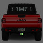 Jeep Grill 3D Logo Glow in the Dark Luminescent Oval Billet Aluminum 2 inch Tow Hitch Cover