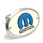 Mopar 3D Logo Glow in the Dark Luminescent Oval Billet Aluminum 2 inch Tow Hitch Cover
