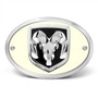 RAM 3D Logo Glow in the Dark Luminescent Oval Billet Aluminum 2 inch Tow Hitch Cover