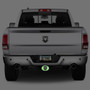 RAM 3D Logo Glow in the Dark Luminescent Oval Billet Aluminum 2 inch Tow Hitch Cover