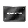 Ford F-150 Raptor 2017 up Black Carbon Fiber Look Billet Aluminum 2 inch Tow Hitch Cover