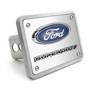 Ford Super-Duty 3D Logo Brushed thick Billet Aluminum 2 inch Tow Hitch Cover