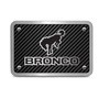 Ford Bronco 3D Logo Carbon Fiber Look Billet Aluminum 2 inch Tow Hitch Cover