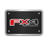 Ford F-150 FX4 Off-Road 3D Logo Carbon Fiber Look Aluminum 2 inch Tow Hitch Cover