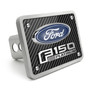 Ford F-150 Platinum 3D Logo Carbon Fiber Look Aluminum 2 inch Tow Hitch Cover