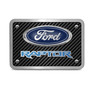 Ford Raptor in Blue 3D Logo Carbon Fiber Look Billet Aluminum Tow Hitch Cover