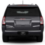 GMC 3D Logo in Black Inlay on Black Billet Aluminum 2 inch Tow Hitch Cover