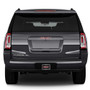 GMC 3D Logo in Red Carbon Fiber Look Billet Aluminum 2 inch Tow Hitch Cover