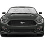 Ford Mustang Universal Fit One-Piece Easy Folding Silver Reflective Fabric Windshield Sun Shade (size: 64"x 32")