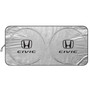 Honda Civic Universal Fit One-Piece Easy Folding Silver Reflective Fabric Windshield Sun Shade (size: 64"x 32")