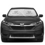 Honda CR-V Universal Fit One-Piece Easy Folding Silver Reflective Fabric Windshield Sun Shade (size: 64"x 32")