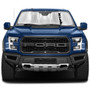 Ford F-150 Raptor 2021 to 2022 Custom Fit Silver Reflective Bubble Roll-up Auto Windshield Sun Shade