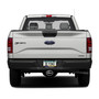 Ford F-150 Lariat 3D Logo on Black Oval Billet Aluminum 2 inch Tow Hitch Cover