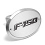 Ford F-150 2009-2014 3D Logo on Brushed Oval Billet Aluminum 2 inch Tow Hitch Cover