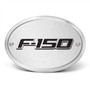 Ford F-150 2009-2014 3D Logo on Brushed Oval Billet Aluminum 2 inch Tow Hitch Cover